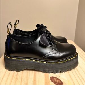 Doc Martens Holly Leather Platform Shoes Size 6 New In Box